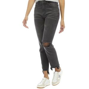 NWT True Craft Size 18 Black High Rise Slim Crop Jeans
